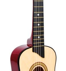 Guitare pour enfants en bois naturel